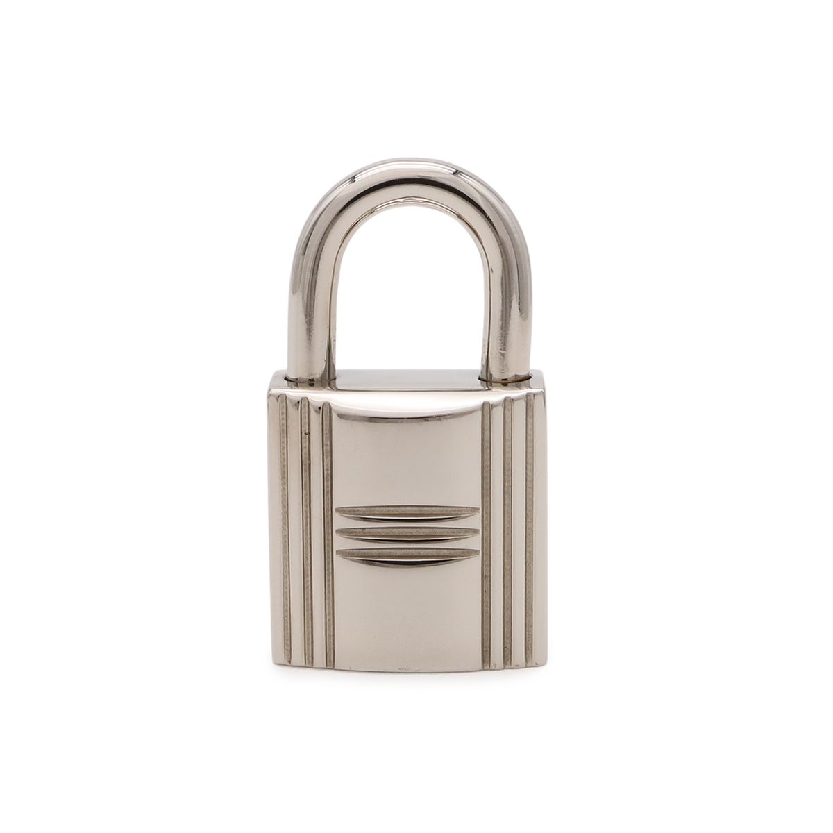 Hermes Cadena Padlock Key with Key Metal Silver — view 2