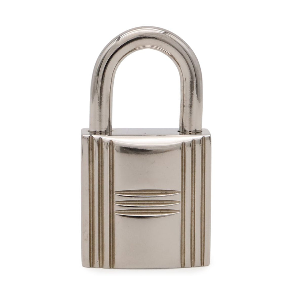 Hermes Cadena Padlock Key with Key Metal Silver — view 2