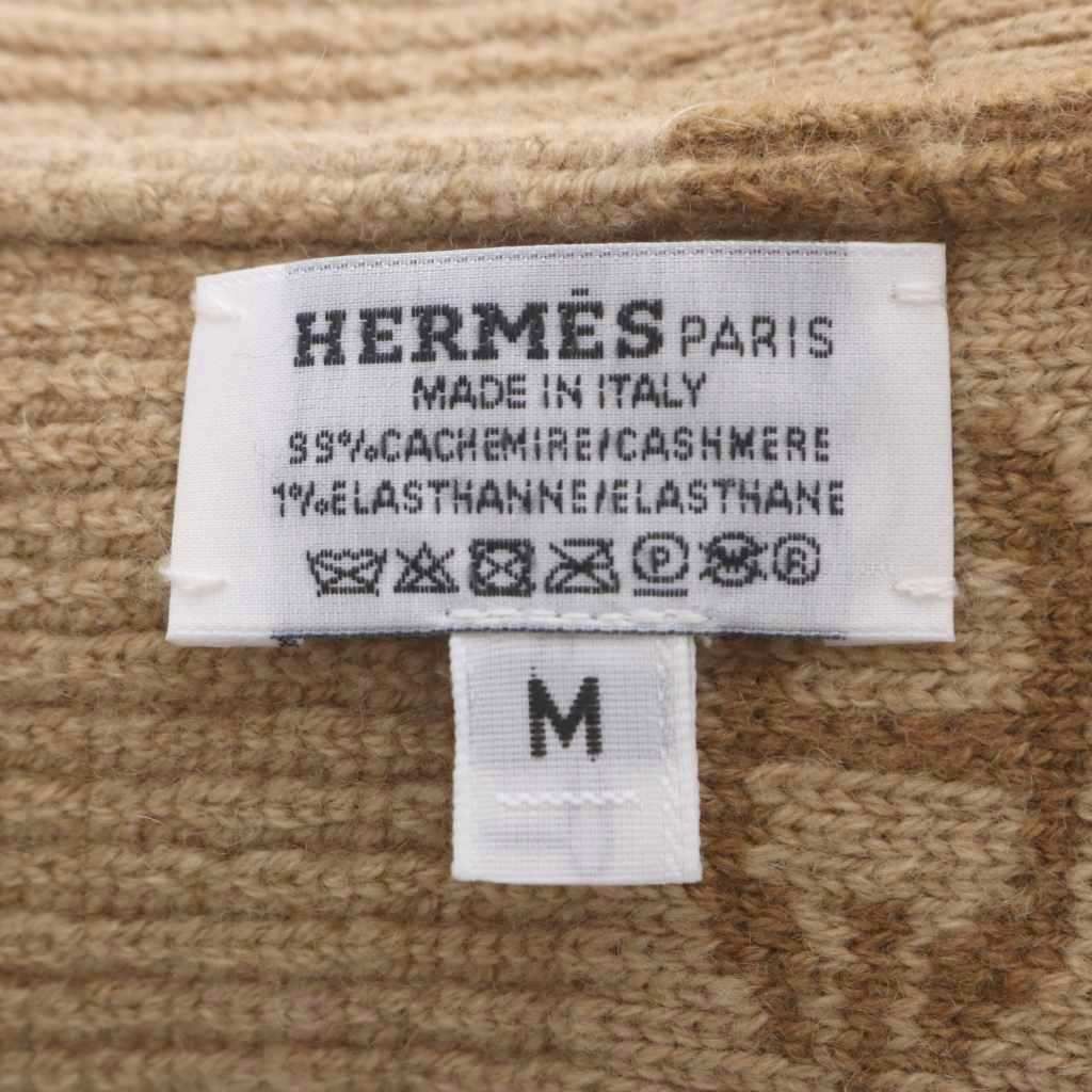 Hermes Heaven Chaine D'Ancre Gloves Camel Cashmere — view 4
