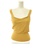 Hermes Knit Ensemble Cardigan Top 36 Mustard — view 4