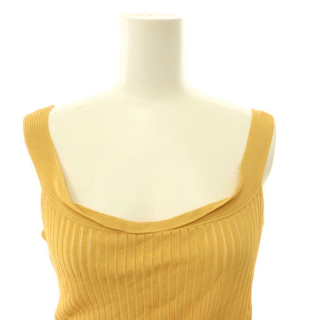 Hermes Knit Ensemble Cardigan Top 36 Mustard — view 8