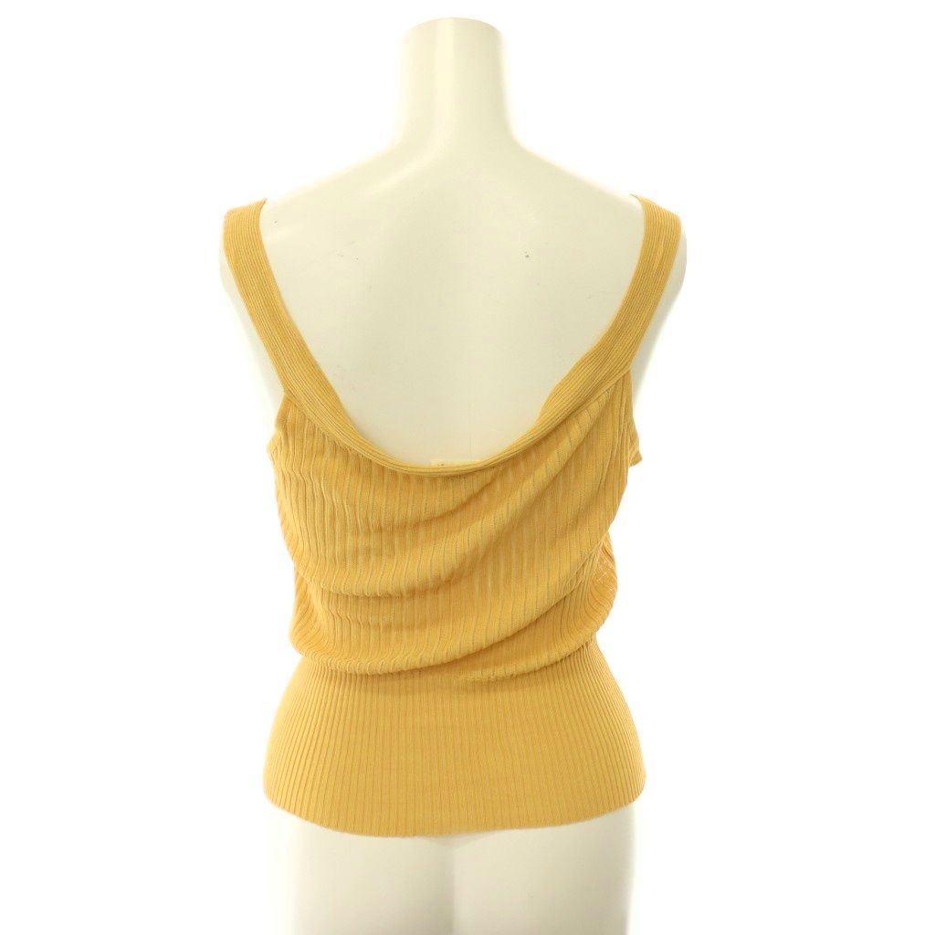 Hermes Knit Ensemble Cardigan Top 36 Mustard — view 5
