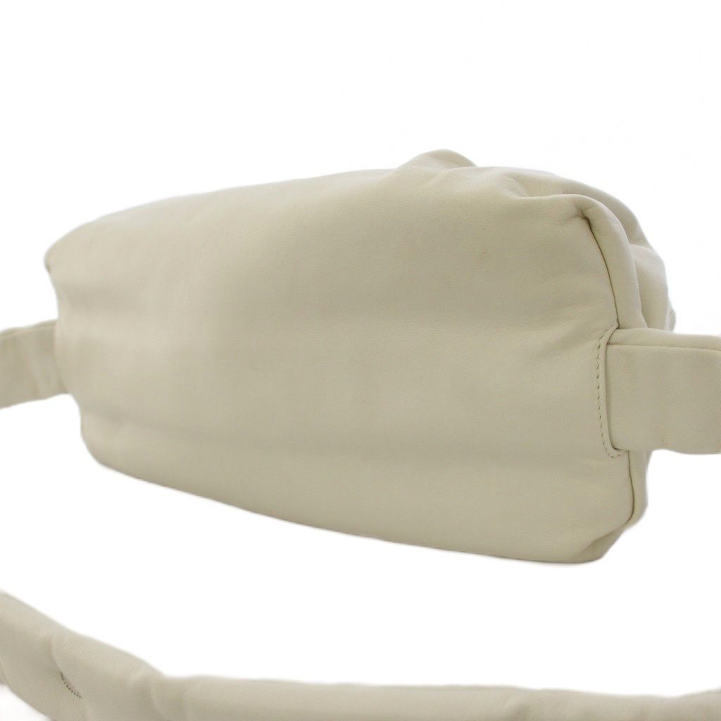 Bottega Veneta the Body Pouch Belt Bag White KH — view 4