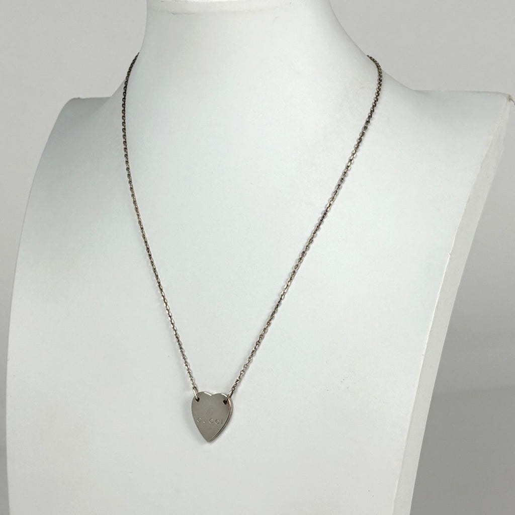 Gucci Heart Pendant 925 Sterling Silver — view 4
