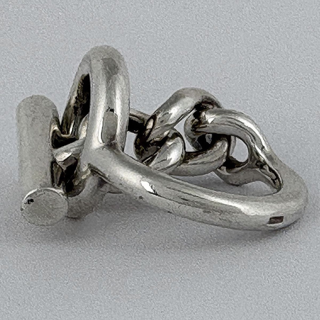 Hermes Croisette Ring MM 925 Sterling Silver — view 3
