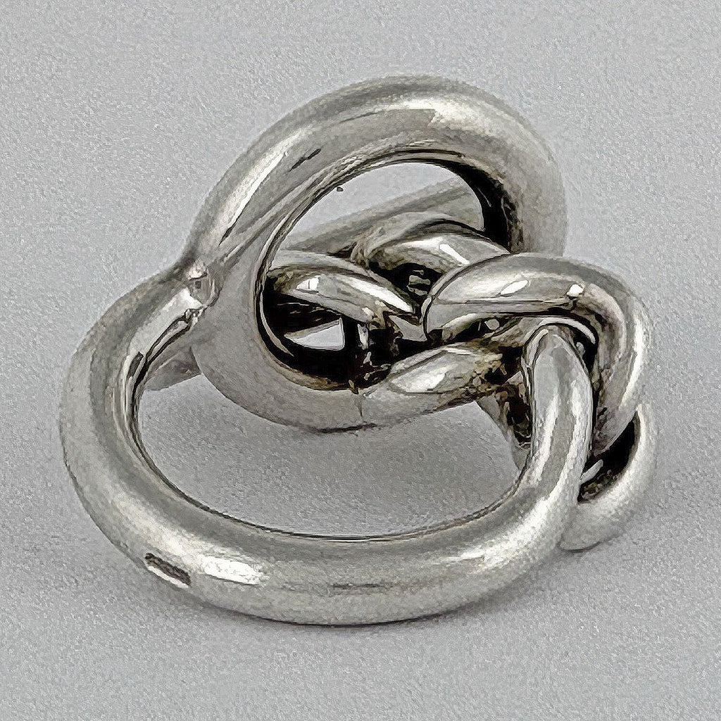 Hermes Croisette Ring MM 925 Sterling Silver — view 4