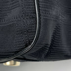Chanel New Travel Line Handbag CC Logo Nylon Jacquard Black — view 3