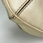 Gucci Shoulder Bag GG Pattern Bamboo Canvas Beige White — view 3