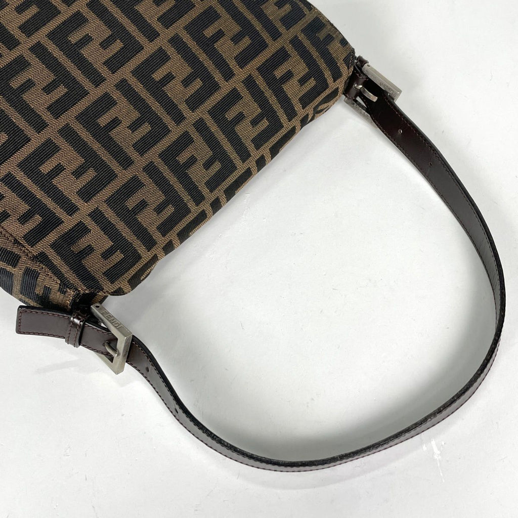 Fendi Shoulder Bag Zucca Pattern Canvas Brown — view 6