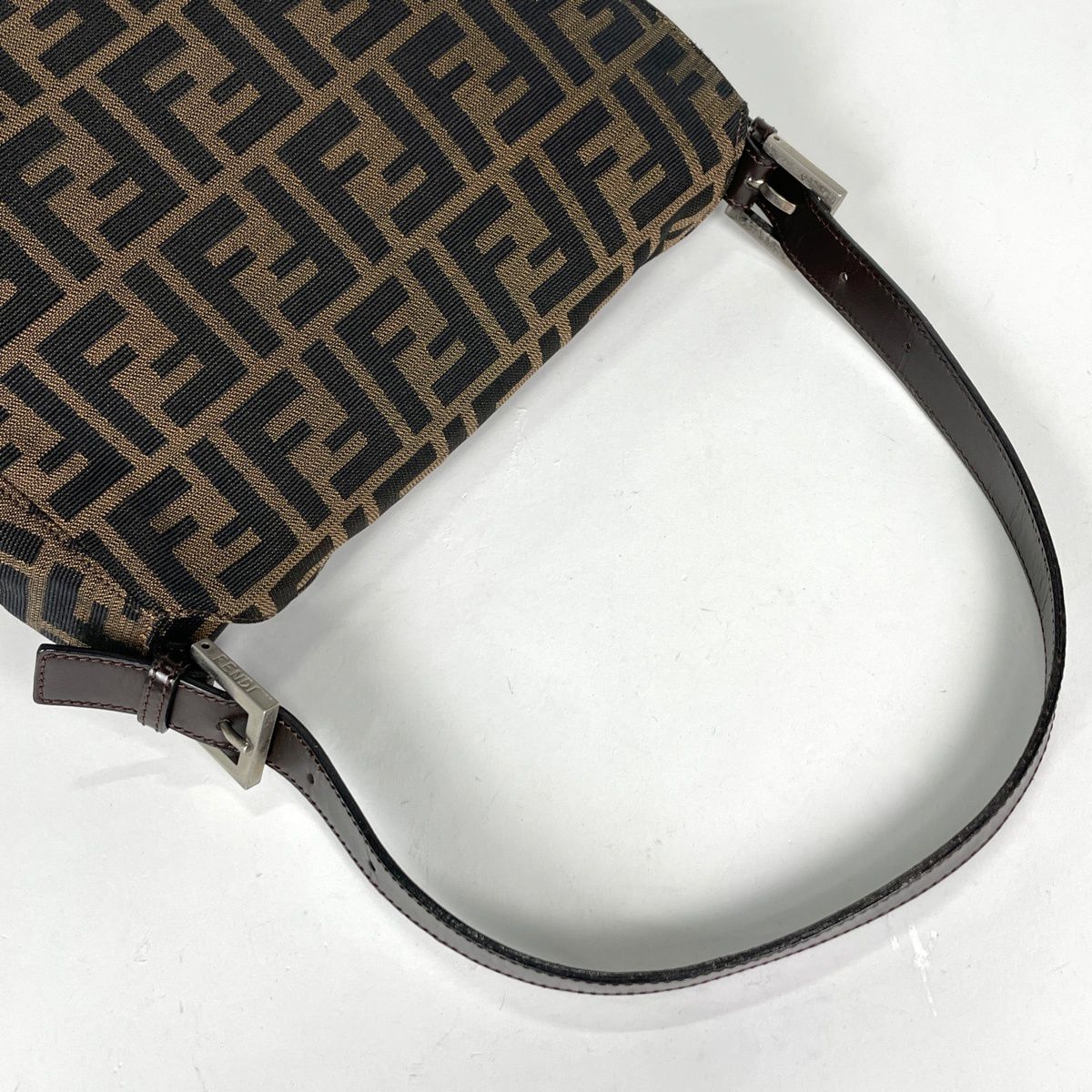 Fendi Shoulder Bag Zucca Pattern Canvas Brown — view 6