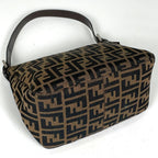 Fendi Shoulder Bag Zucca Pattern Canvas Brown — view 2