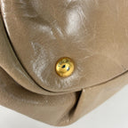 Prada Handbag 2-Way Leather Beige — view 4