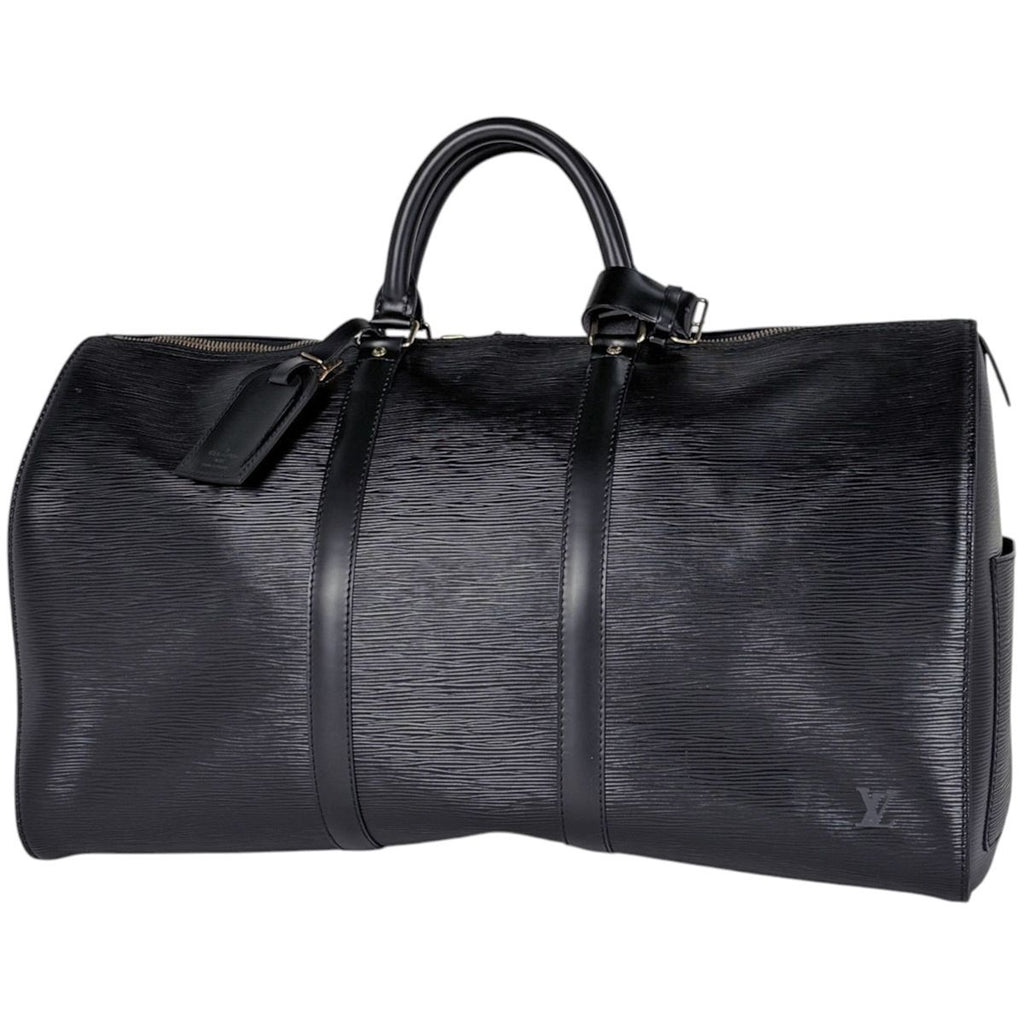 Louis Vuitton Keepall 50 Boston Bag Epi Noir