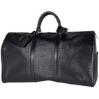 Louis Vuitton Keepall 50 Boston Bag Epi Noir