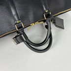 Louis Vuitton Keepall 50 Boston Bag Epi Noir — view 8