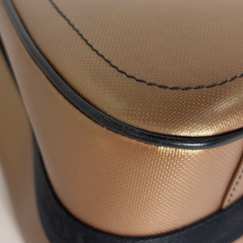 Dior Handbag Hardcore Rhinestone Patent Leather Brown — view 3