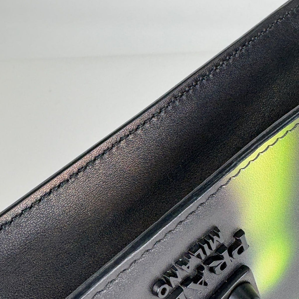 Prada Shoulder Bag Extra Studs Saffiano Leather Nero — view 4
