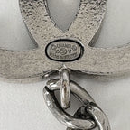 Chanel Belt CC Logo Chain Silver Plated Necklace — view 5