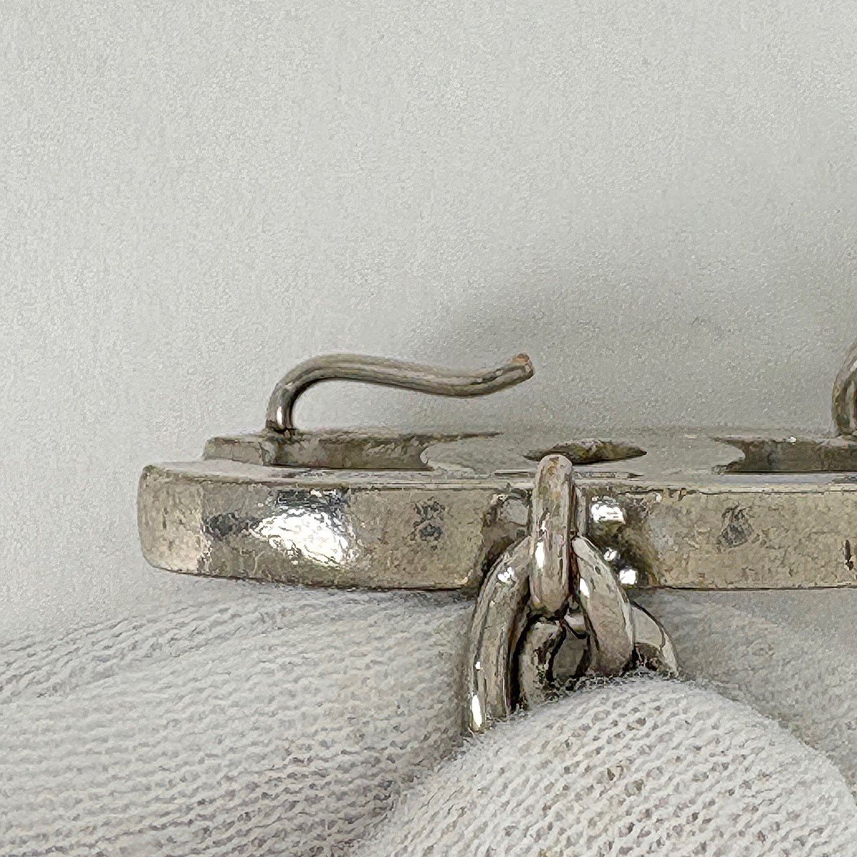 Chanel Belt CC Logo Chain Silver Plated Necklace — view 4
