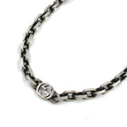 Gucci Interlocking G Silver Chain Necklace
