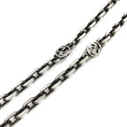 Gucci Interlocking G Silver Chain Necklace — view 3