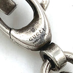 Gucci Interlocking G Silver Chain Necklace — view 4
