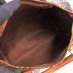 Louis Vuitton Speedy 30 Monogram Leather Brown Light Handbag Gold — view 3