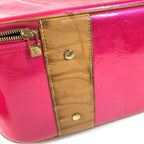 Louis Vuitton Travel Bag Pegase 50 Monogram Vernis Canvas Rose Pop Pink — view 4