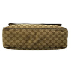 Gucci Shoulder Bag GG Pattern Sherry Beige Dark Brown Leather — view 5