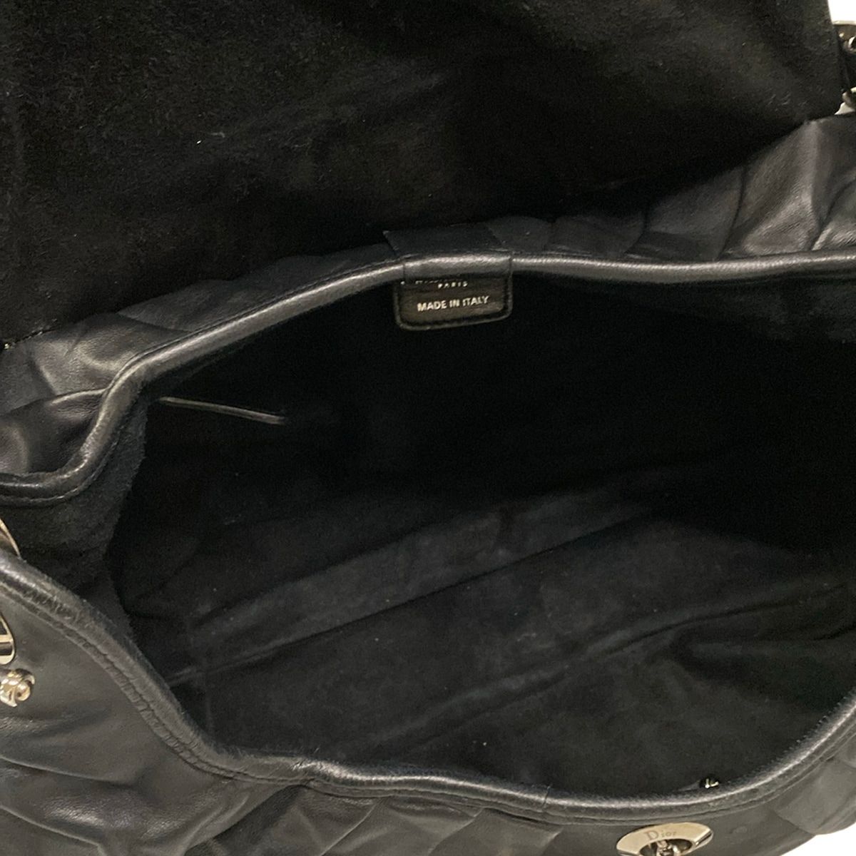 Dior Shoulder Bag Jazz Club Black Leather — view 7