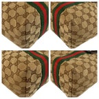 Gucci Sherry Line Beige Brown GG Canvas Tote Shoulder Bag — view 4