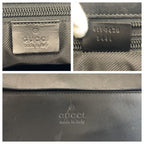 Gucci Black GG Canvas Leather 019 Tote Shoulder Bag — view 3