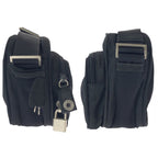 Prada Tessuto Black Silver Nylon Shoulder Bag Pochette — view 8