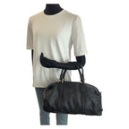 Gucci Vintage Black Gold Leather Mini Boston Bag — view 7