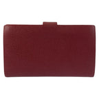 Chanel Vintage CC Logo Wine Red Gold Leather Wallet — view 2