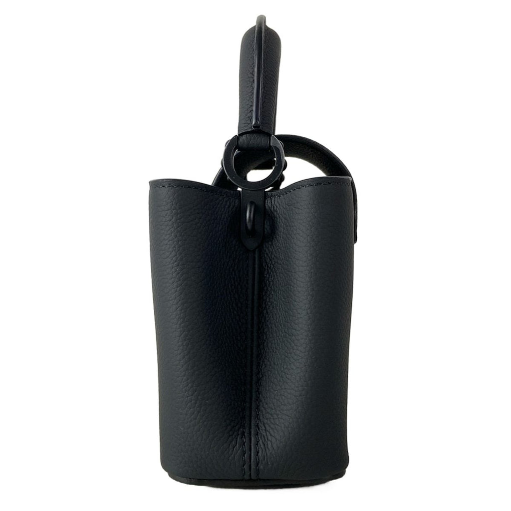 Louis Vuitton Handbag Capucines Ewmini All Black Leather Cowhide — view 4