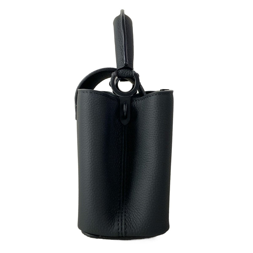 Louis Vuitton Handbag Capucines Ewmini All Black Leather Cowhide — view 2