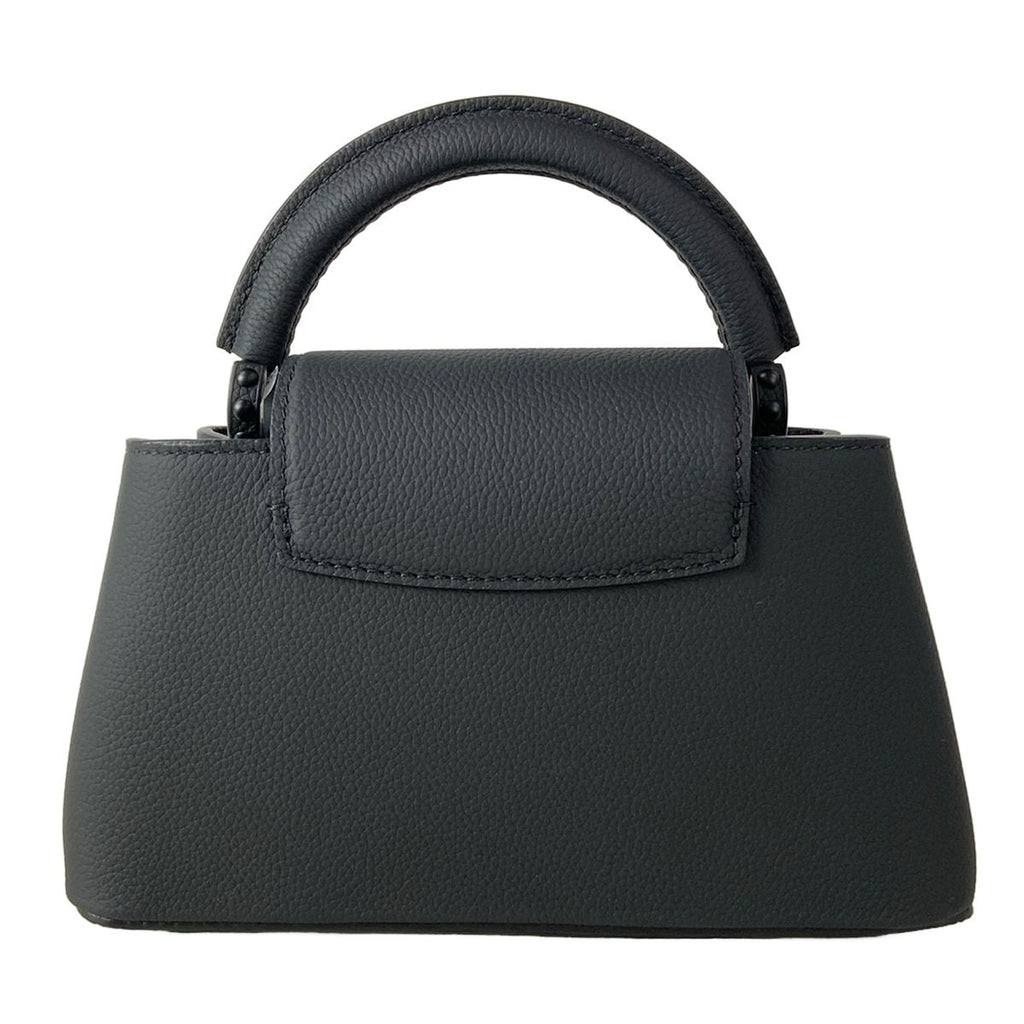 Louis Vuitton Handbag Capucines Ewmini All Black Leather Cowhide — view 3