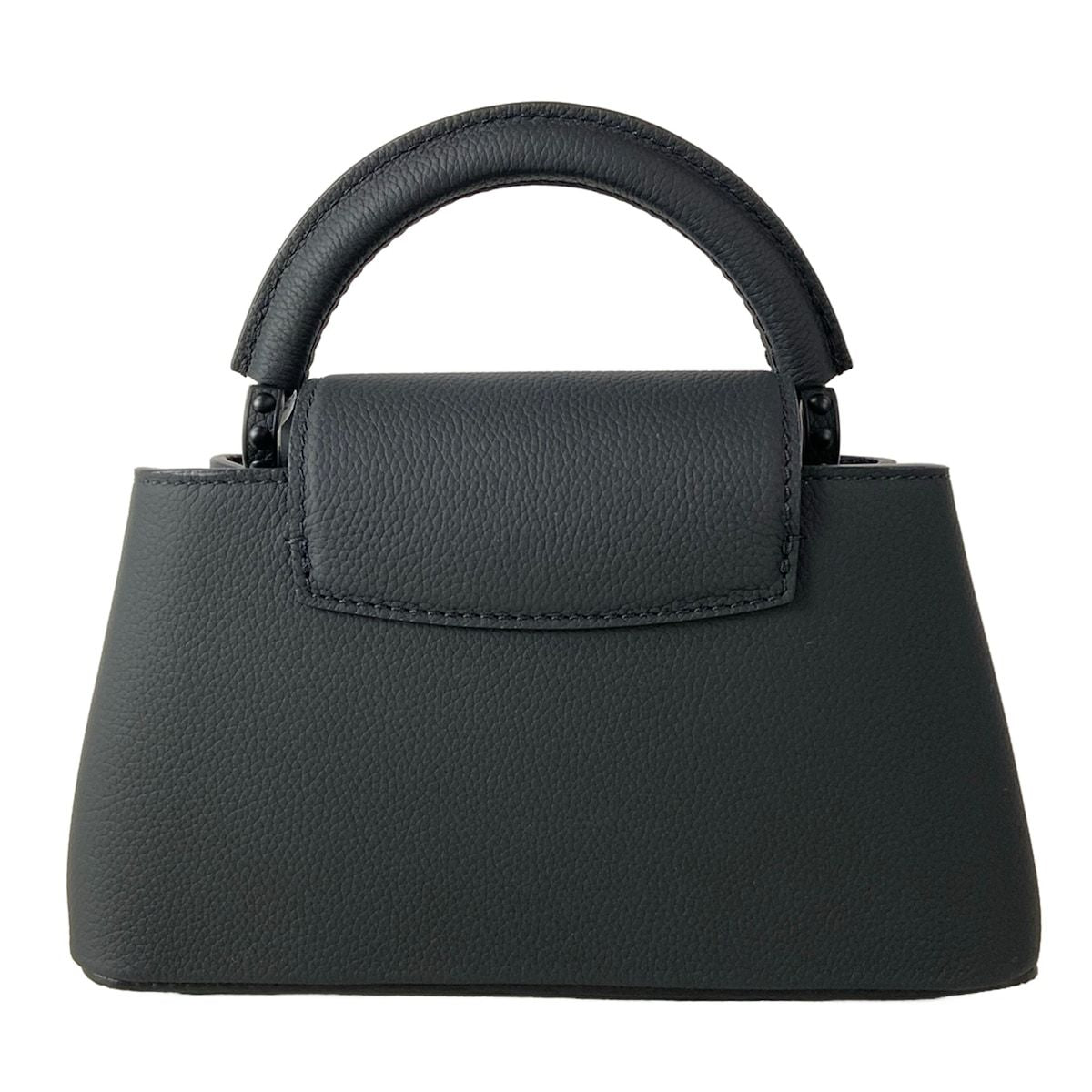 Louis Vuitton Handbag Capucines Ewmini All Black Leather Cowhide — view 3