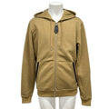 Hermes Hoodie S Hooded Jogging Sweater Light Brown Leather Detail