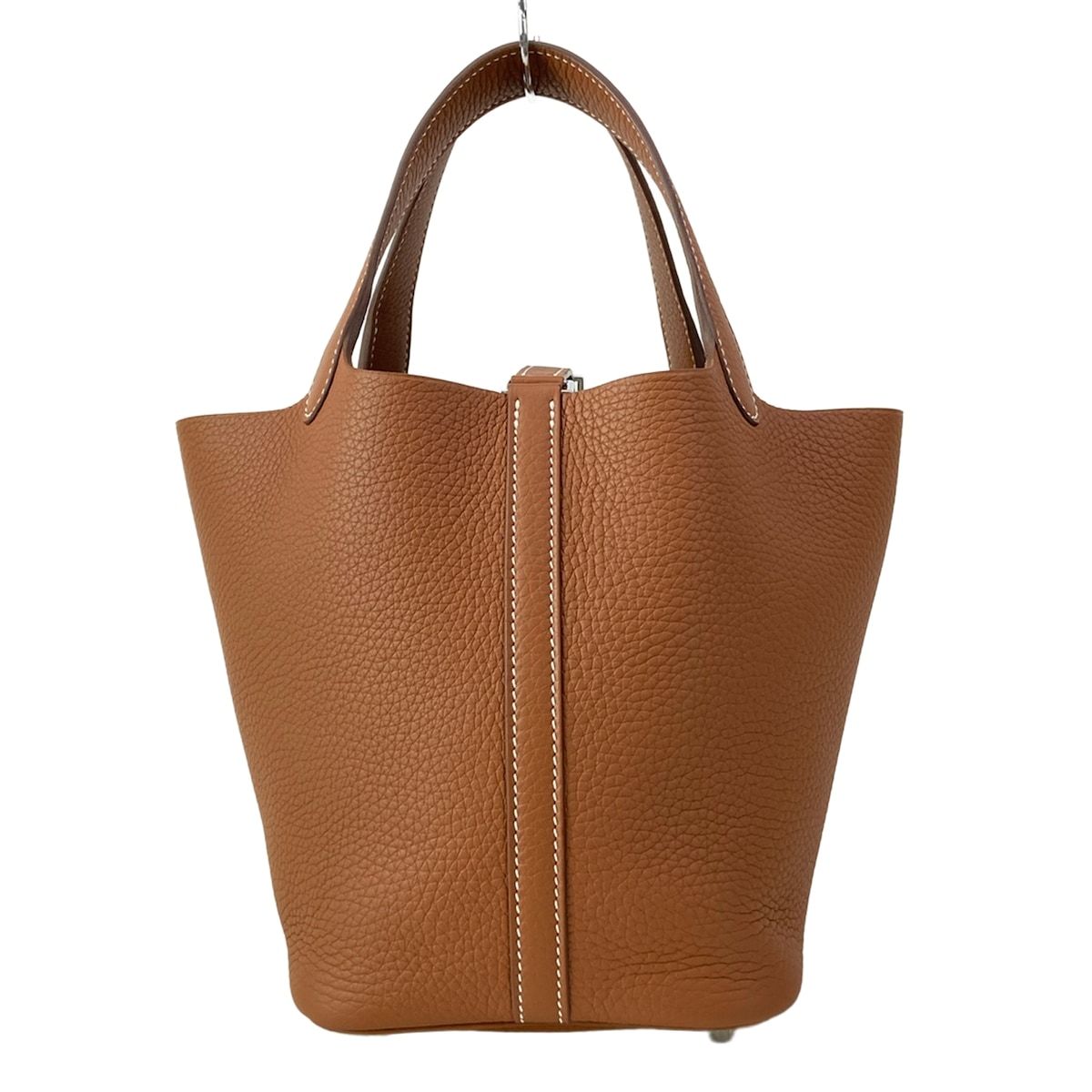 Hermes Handbag Picotin Lock PM Gold Silver — view 4