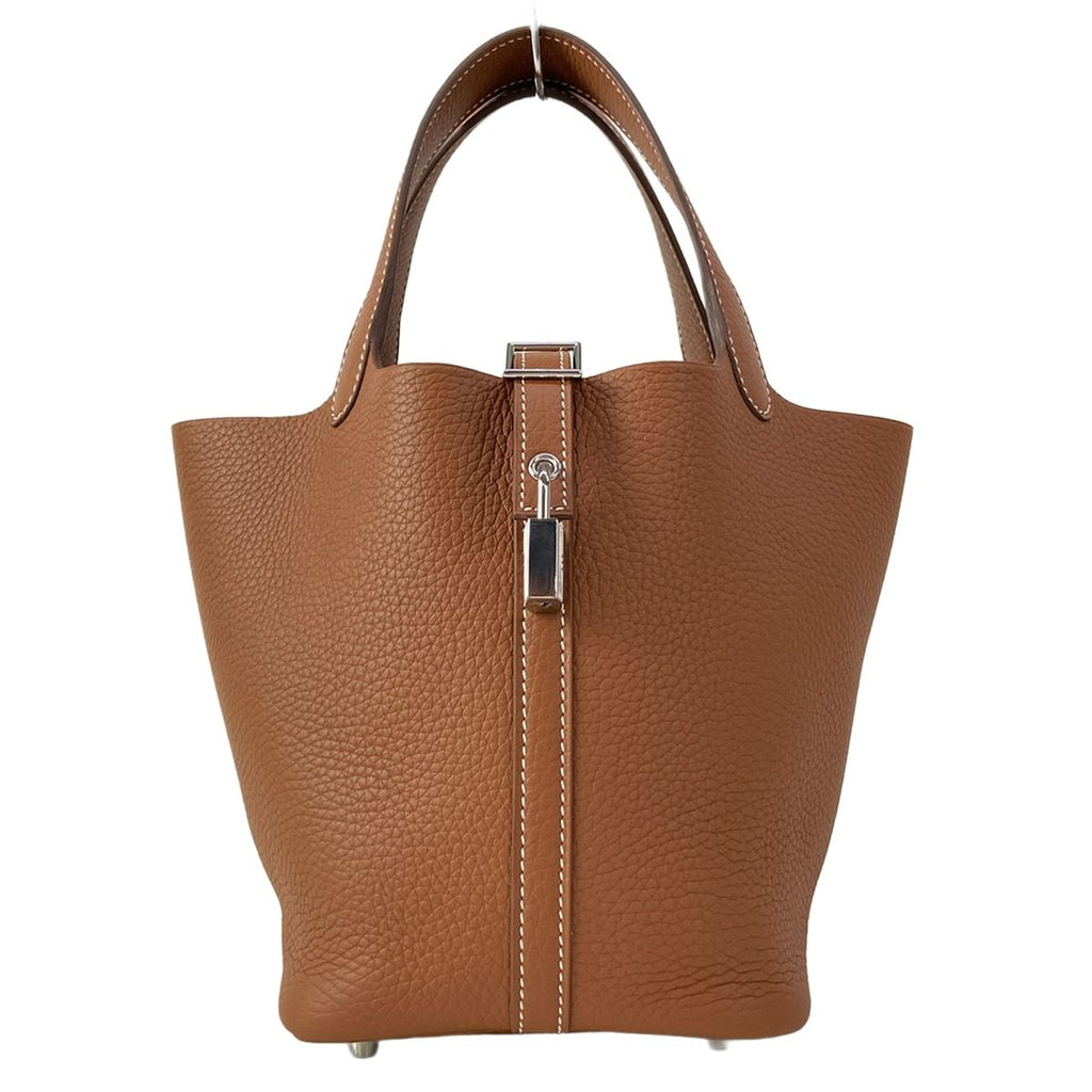 Hermes Handbag Picotin Lock PM Gold Silver — view 2