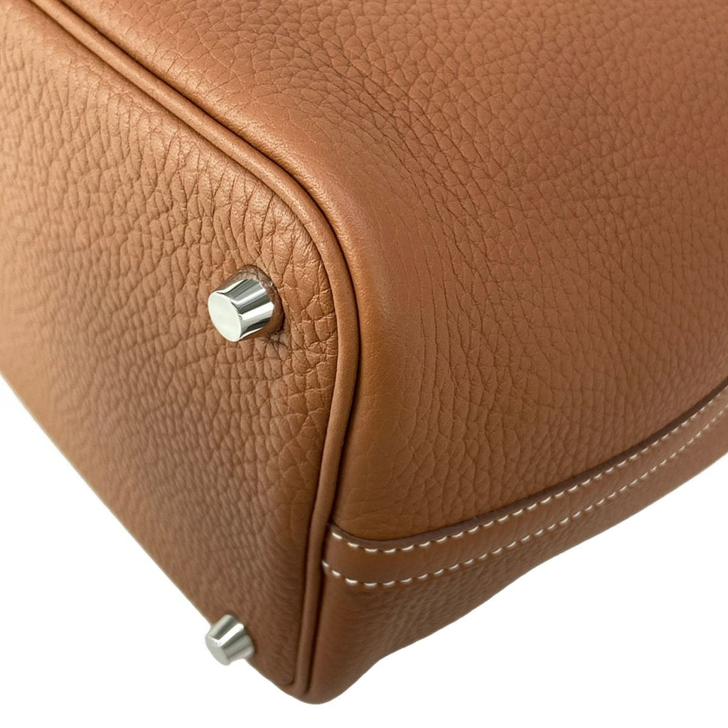 Hermes Handbag Picotin Lock PM Gold Silver — view 8