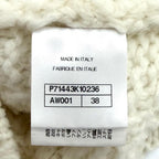 Chanel Wool Alpaca Blend Heart CC Logo Button Rhinestone Sera Color Cardigan 38 — view 7