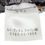 Louis Vuitton Echarpe Logomania Shine Wool Silk Monogram Fringe Scarf Black — view 7