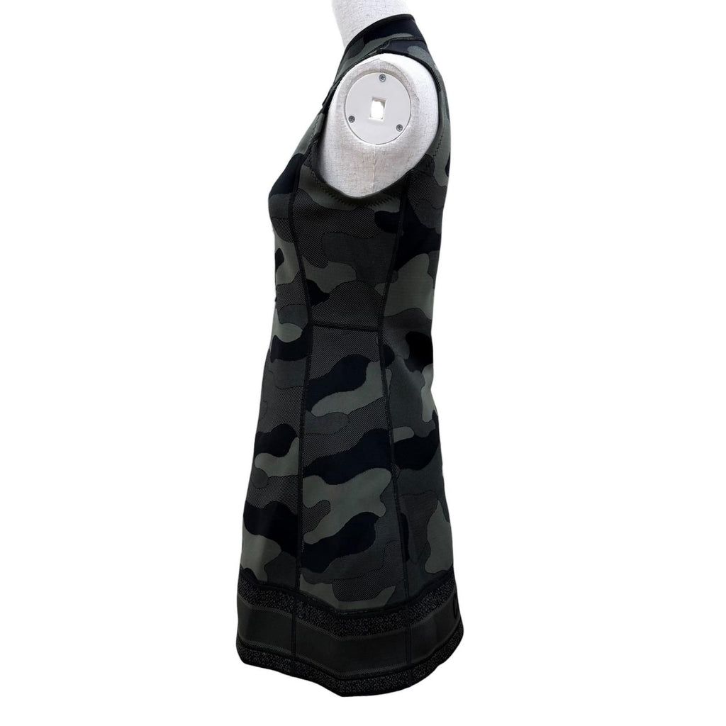 Dior Camouflage Dress Khaki 38 Garment Hanger Included — view 3