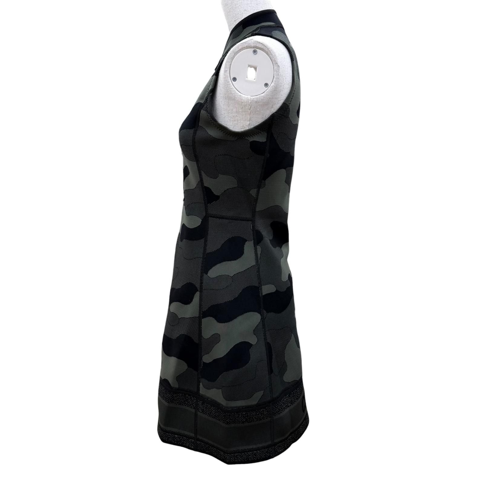 Dior Camouflage Dress Khaki 38 Garment Hanger Included — view 3