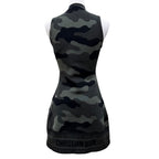 Dior Camouflage Dress Khaki 38 Garment Hanger Included — view 4