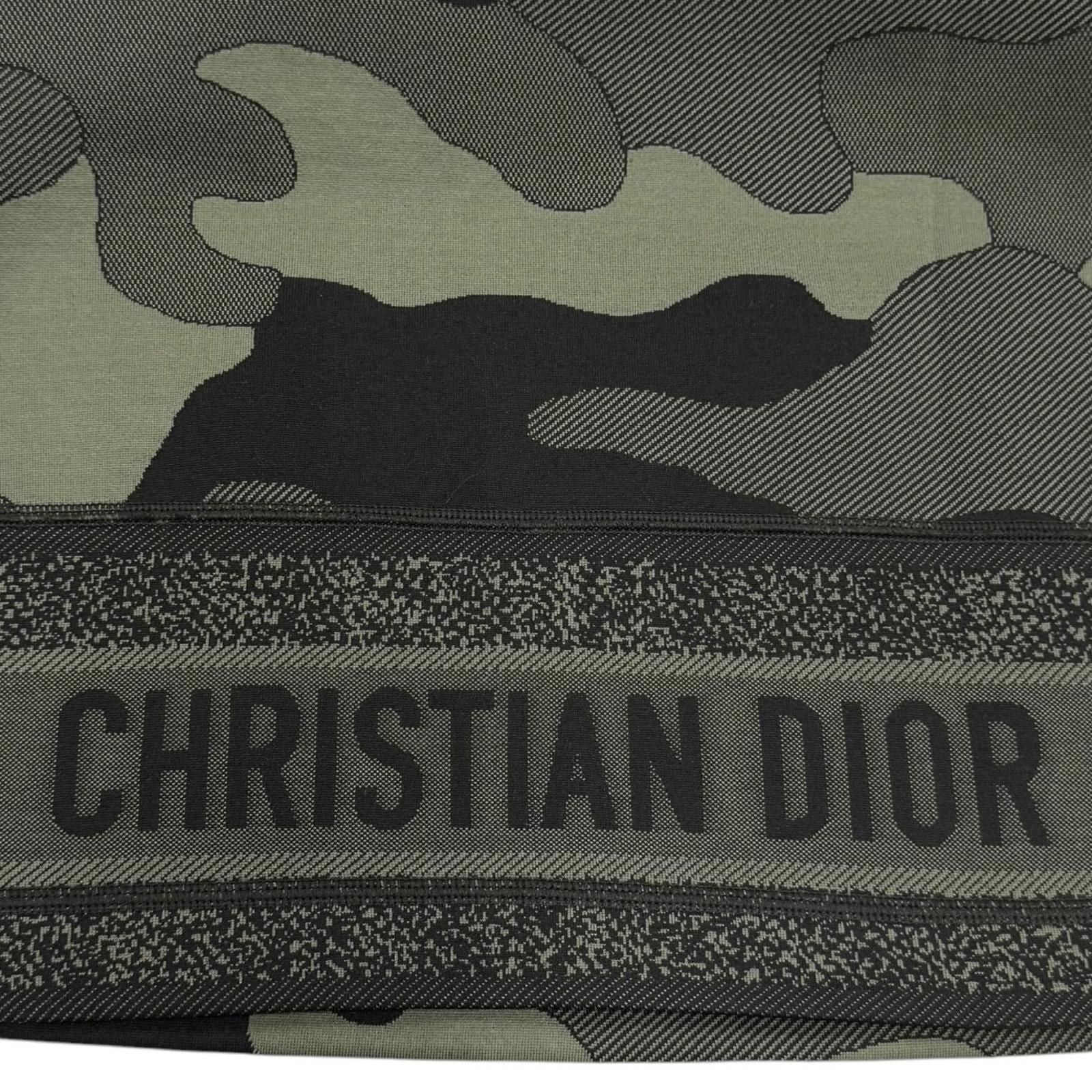 Dior Camouflage Dress Khaki 38 Garment Hanger Included — view 5