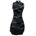 Dior Camouflage Dress Khaki 38 Garment Hanger Included